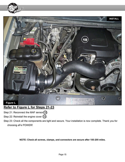 aFe Quantum Cold Air Intake w/ Pro 5R Media | GM Silverado/Sierra V8 4.8/5.3/6.2L (09-13) (53-10029R)