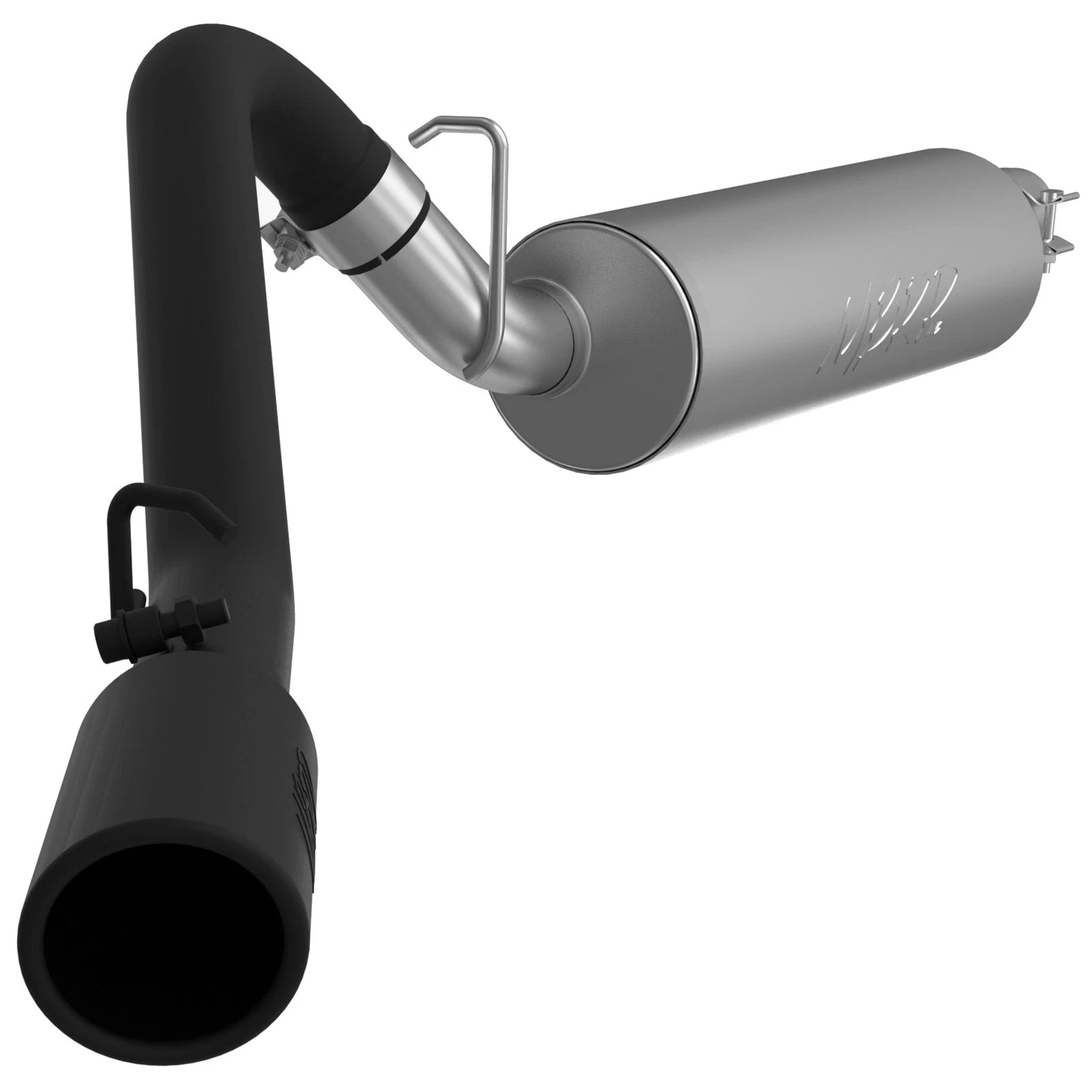 MBRP 2.5in Cat-Back Single Side Exhaust Black Coated | Jeep Wrangler (TJ) (97-99) (S5512BLK)