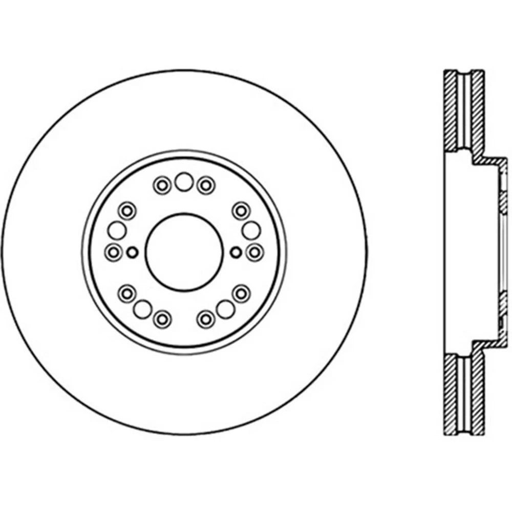 StopTech 127.44083L Front Left Drilled Brake Rotor for 93-05 GS300 / 01-05 IS300