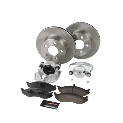 PowerStop Front Brake Kit with Calipers | 1990–1999 Jeep Cherokee (KCOE2119)