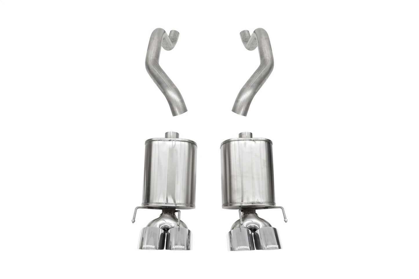 CORSA Xtreme, Sport / 2.5 in Axle-Back 4.5 in Twin Tips | 2005-2008 Corvette C6 (21010, 21009)