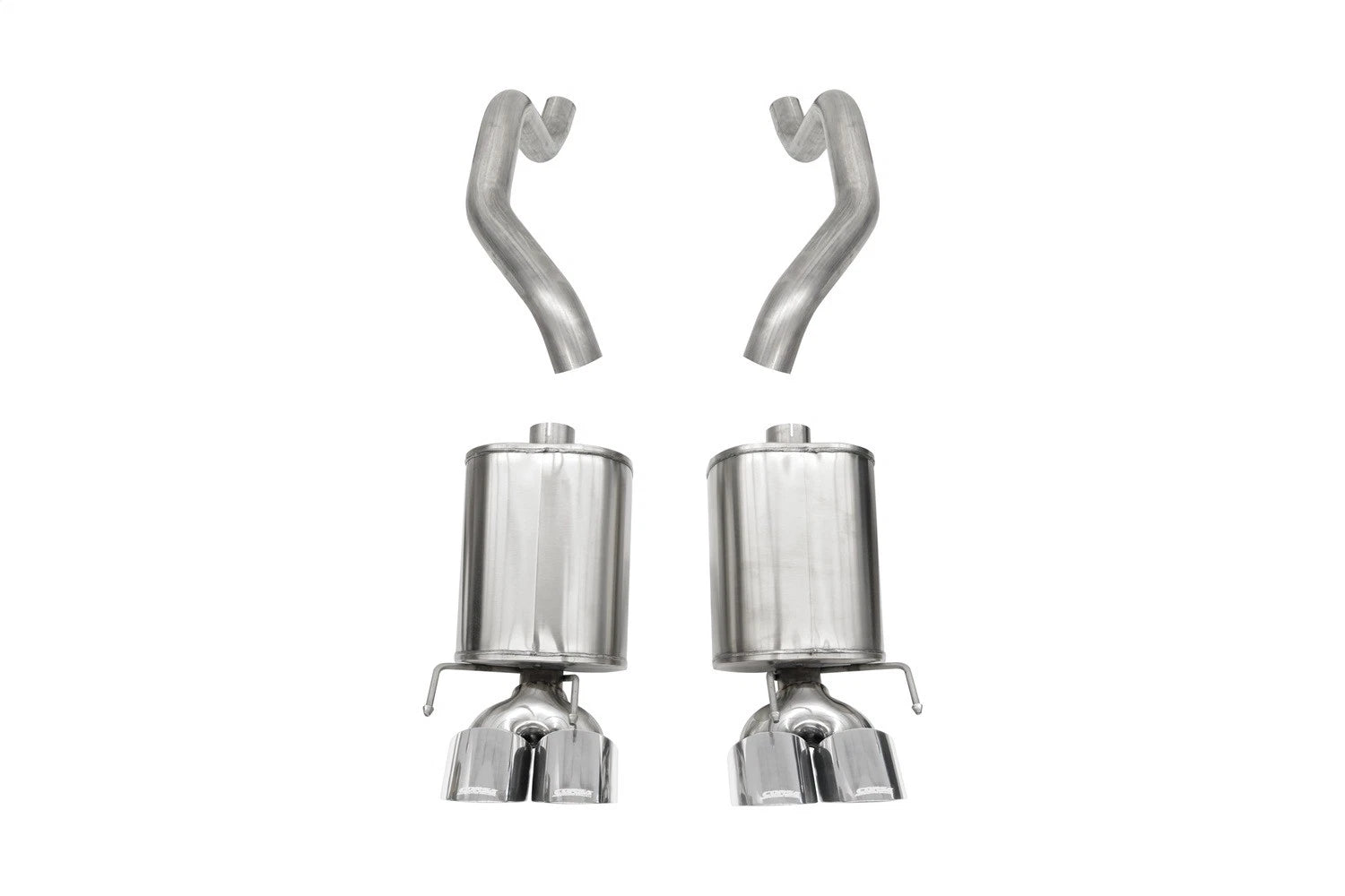 CORSA Xtreme, Sport / 2.5 in Axle-Back 4.5 in Twin Tips | 2005-2008 Corvette C6 (21010, 21009)