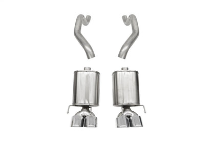 CORSA Xtreme, Sport / 2.5 in Axle-Back 4.5 in Twin Tips | 2005-2008 Corvette C6 (21010, 21009)