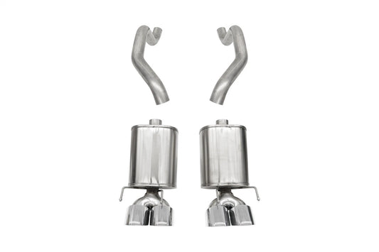 CORSA Xtreme, Sport / 2.5 in Axle-Back 4.5 in Twin Tips | 2005-2008 Corvette C6 (21010, 21009)