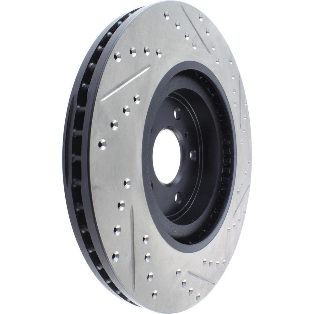 StopTech Drilled & Slotted Sport Rotor - Front Right | Multiple Fitments (127.42100R)
