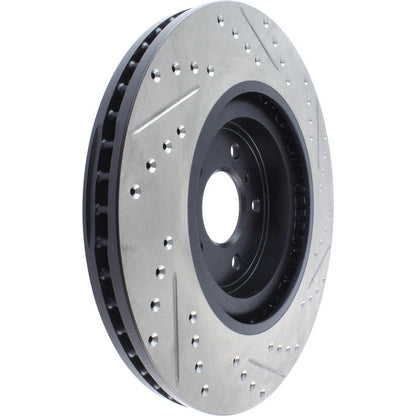 StopTech Drilled & Slotted Sport Rotor - Front Right | Multiple Fitments (127.42100R)