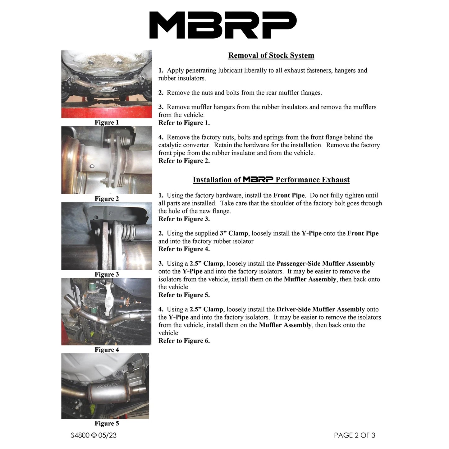 MBRP Pro Series 3" Cat-Back Exhaust - Street Version | 2015-2021 Subaru WRX/STI (S4800)