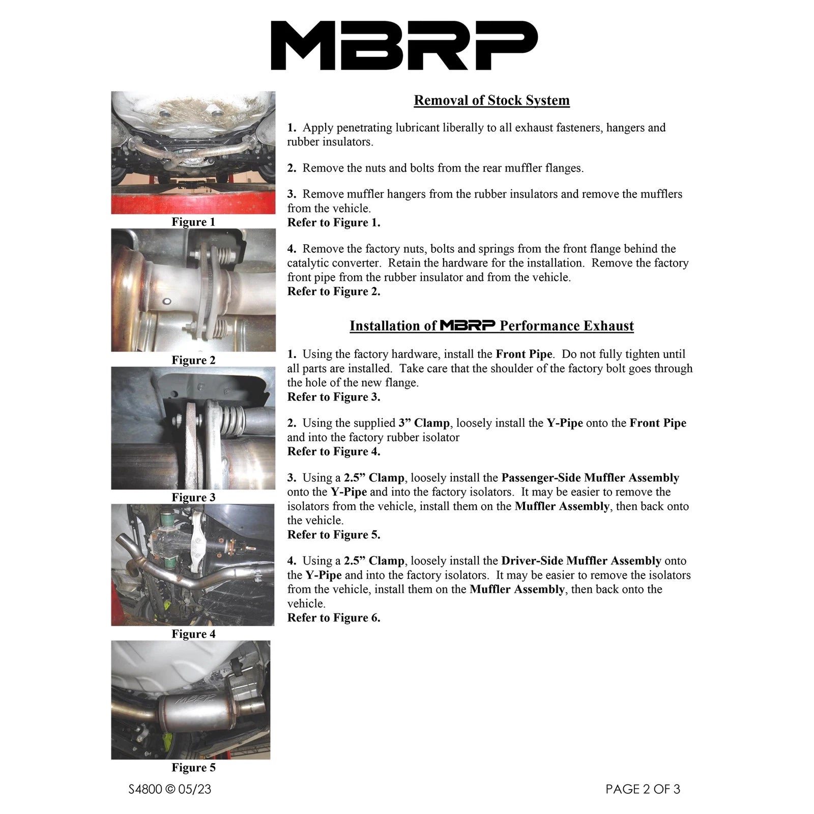 MBRP Pro Series 3" Cat-Back Exhaust - Street Version | 2015-2021 Subaru WRX/STI (S4800)