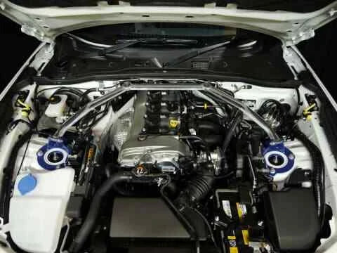 Cusco Type OS Front Strut Tower Brace | 2016-2021 Mazda MX-5 Miata (429 540 AT)