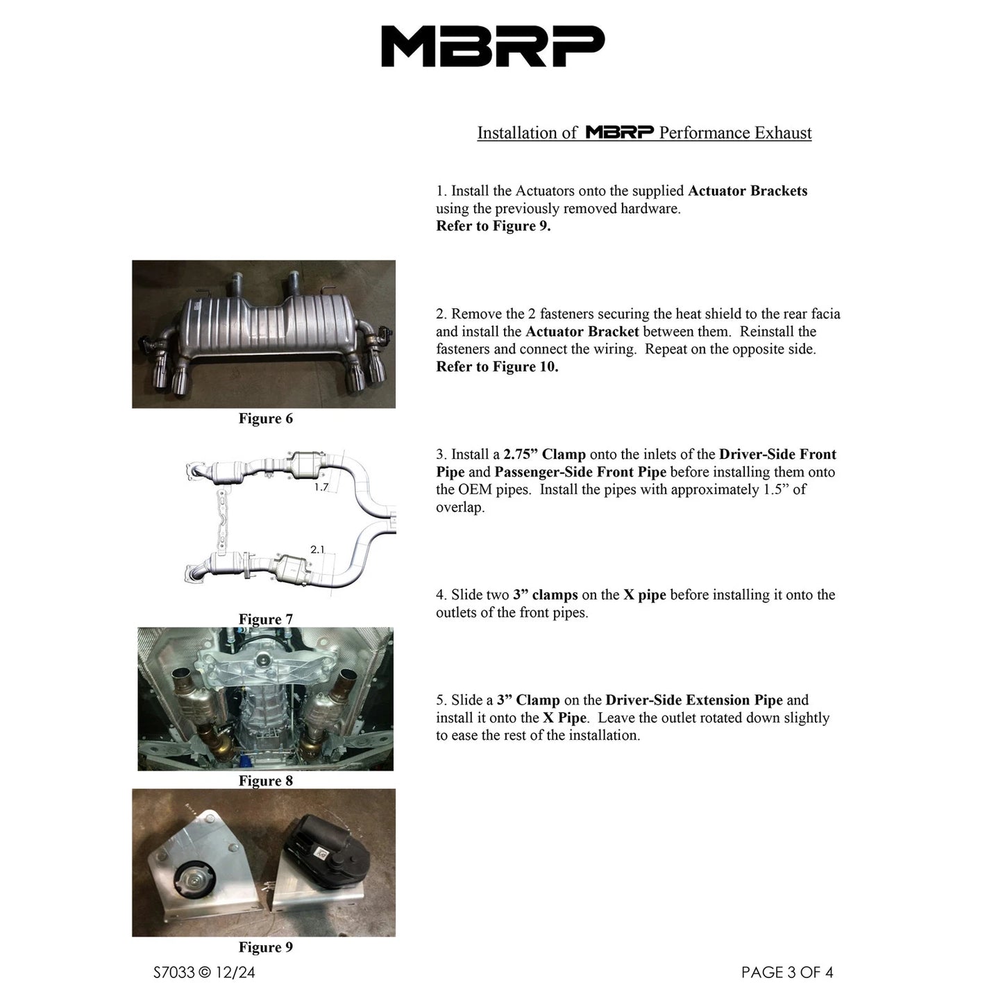 MBRP 3in Alum Race D&S Dual Cat-Back Exhaust w/ 4.5in Quad Tips | Camaro V8 (16+) (S7033AL)