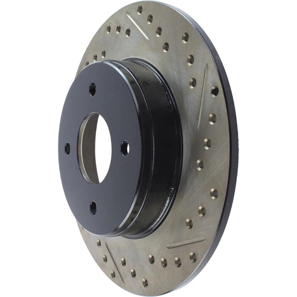 StopTech 127.42021L Rear Left Drilled Disc Brake Rotor for 1984-85 Nissan 300ZX