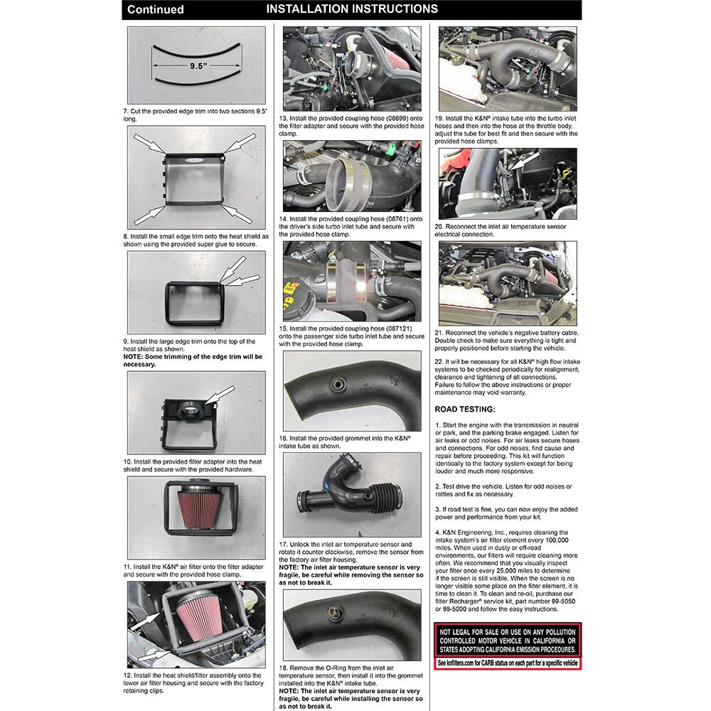 K&N AirCharger Intake Kit | Ford F-150 2.7L V6 F/I (63-2593)