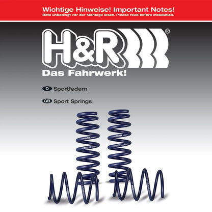 H&R Sport Spring Kit | Volkswagen Beetle R-Line Turbo 2.0T (12-19) (54701)