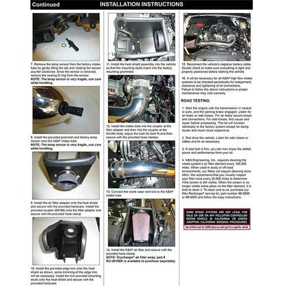 K&N High Flow Performance Kit | Jeep Wrangler JL (18) (77-1576KP)