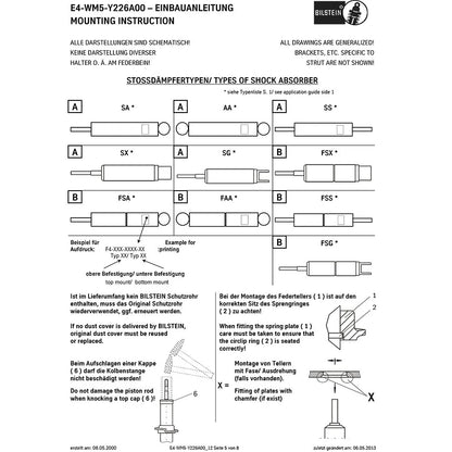 Bilstein B6 Chevrolet Corvette Base Rear 46mm Monotube Shock Absorber