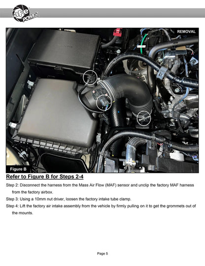 aFe Momentum GT Pro 5R Cold Air Intake System | Toyota Tacoma (24) (50-70119R)