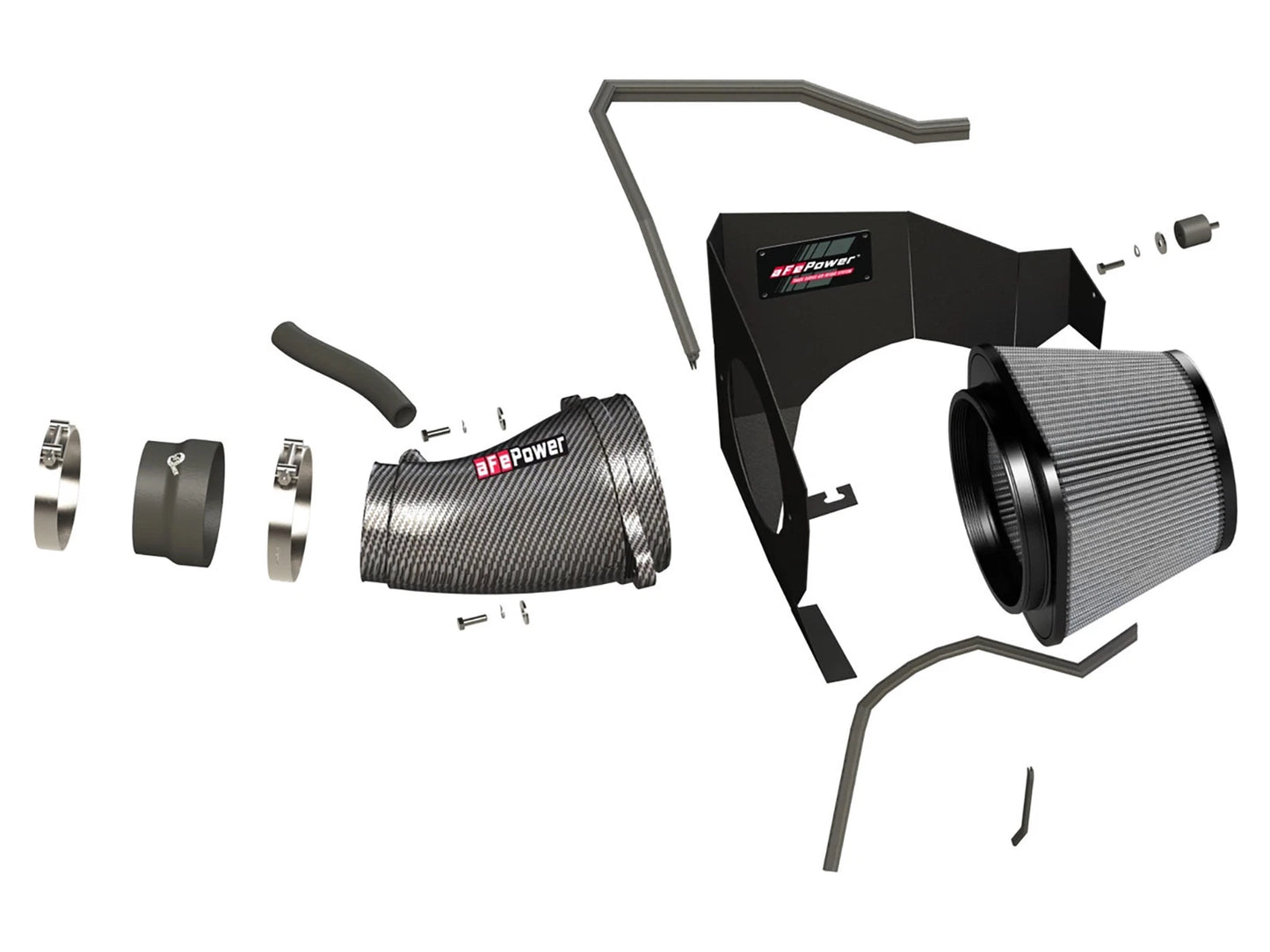aFe Power Carbon Fiber Stage 2 Pro Dry S Intake | Dodge Challenger/Charger V8 (11-18) (51-12172-C)