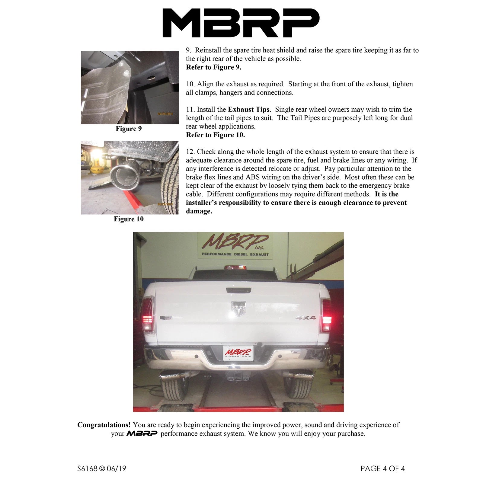 MBRP 4in Dual Filter Back Exhaust | Dodge 2500/3500 Cummins (S6168AL)
