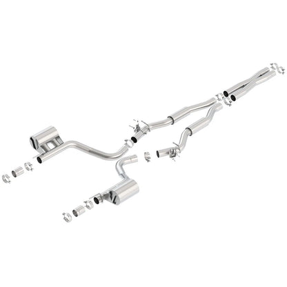 Borla Cat-Back Exhaust System - S-Type | 2015-2020 Dodge Challenger 6.2L (140642)