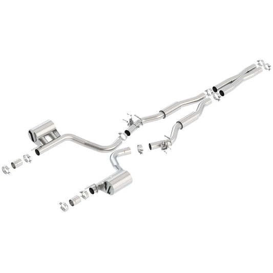 Borla Cat-Back Exhaust System - S-Type | 2015-2020 Dodge Challenger 6.2L (140642)