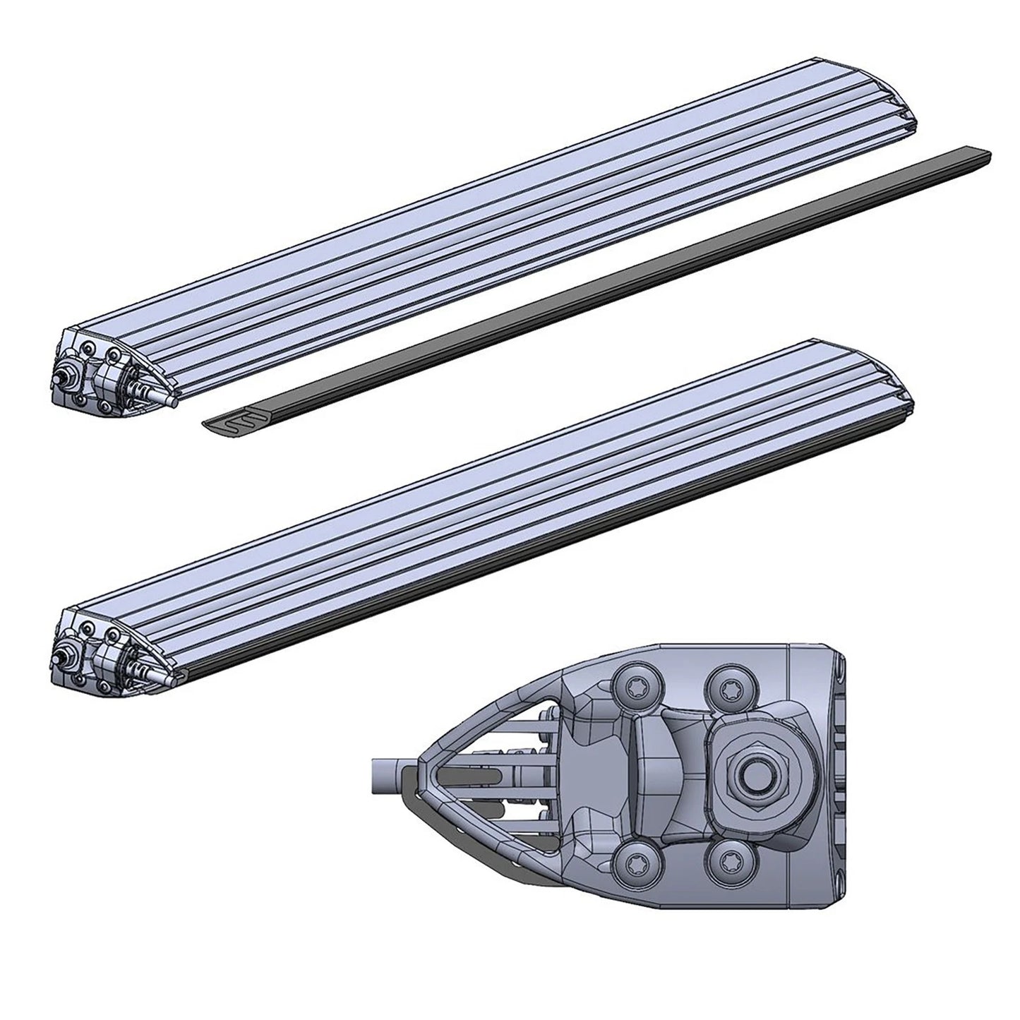 Rigid 46726 SR-Series 40 inch Roof Rack LED Light Bar Black for 2021-2024 Bronco