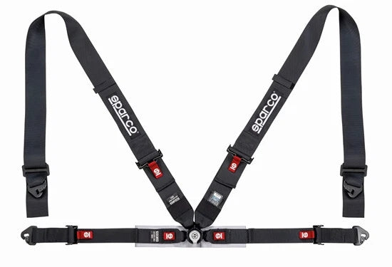 Sparco 3" 4-Point Competition Harness (04716M1AZ/NR/RS)