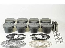 Mahle MS Piston Set S54 B32 3.2L 87.25mm Bore 91mm Stroke 139mm Rod 21mm Pin-13.1cc 11.6 CR Set of 6