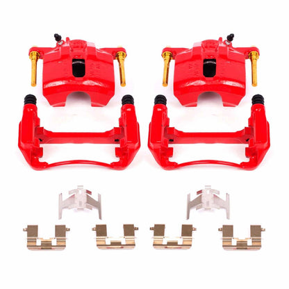 PowerStop Front Red Calipers | 1997–1999 Acura CL (S1460)