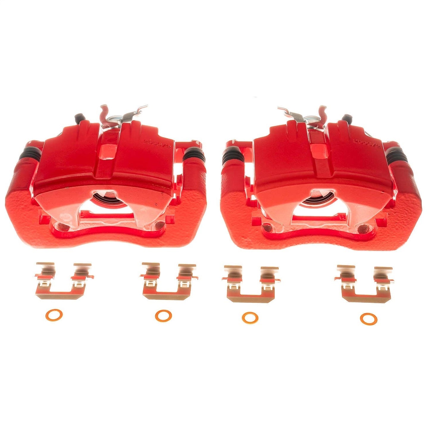 PowerStop Rear Red Calipers | 2015–2019 Ford Mustang (S15028)