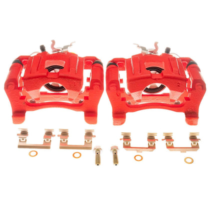 PowerStop Rear Red Calipers | 2015–2018 Ford Mustang (S15030)
