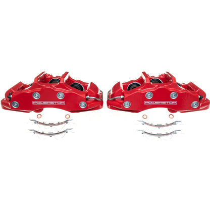 PowerStop Front Red Calipers | 2006–2013 Chevrolet Corvette (S15042)