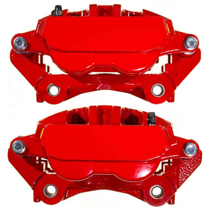 PowerStop Caliper Kit | 2018–2022 Jeep Wrangler Front Red w/Bracket (S15102)