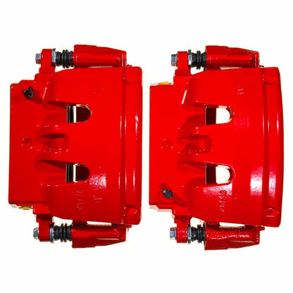 PowerStop Caliper Kit | 2018–2022 Jeep Wrangler Front Red w/Bracket (S15102)
