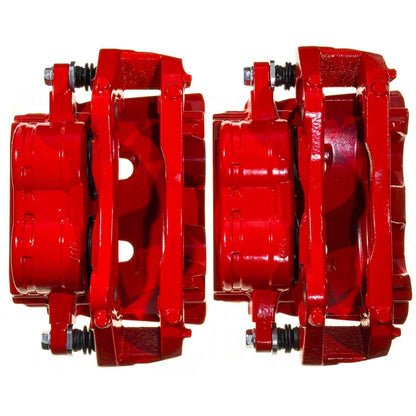 PowerStop Caliper Kit | 2018–2022 Jeep Wrangler Front Red w/Bracket (S15102)