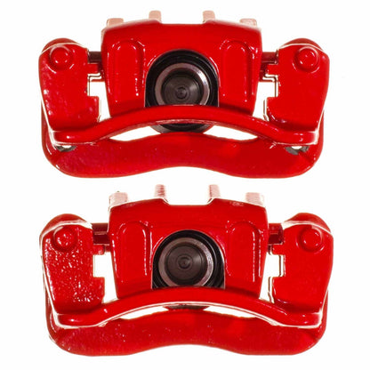 PowerStop Rear Red Caliper w/Bracket | 2010–2013 Kia Forte Koup (S15164)