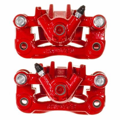 PowerStop Rear Red Caliper w/Bracket | 2010–2013 Kia Forte Koup (S15164)