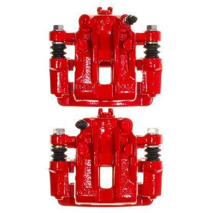 PowerStop Rear Red Caliper w/Bracket | 2010–2013 Kia Forte Koup (S15164)