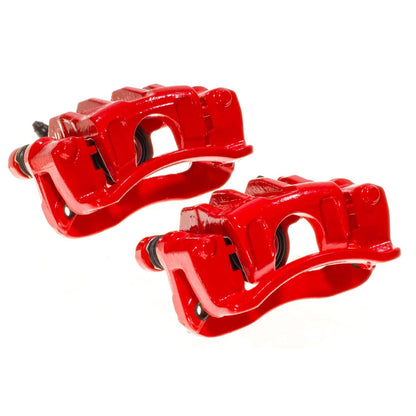 PowerStop Rear Red Caliper w/Bracket | 2010–2013 Kia Forte Koup (S15164)