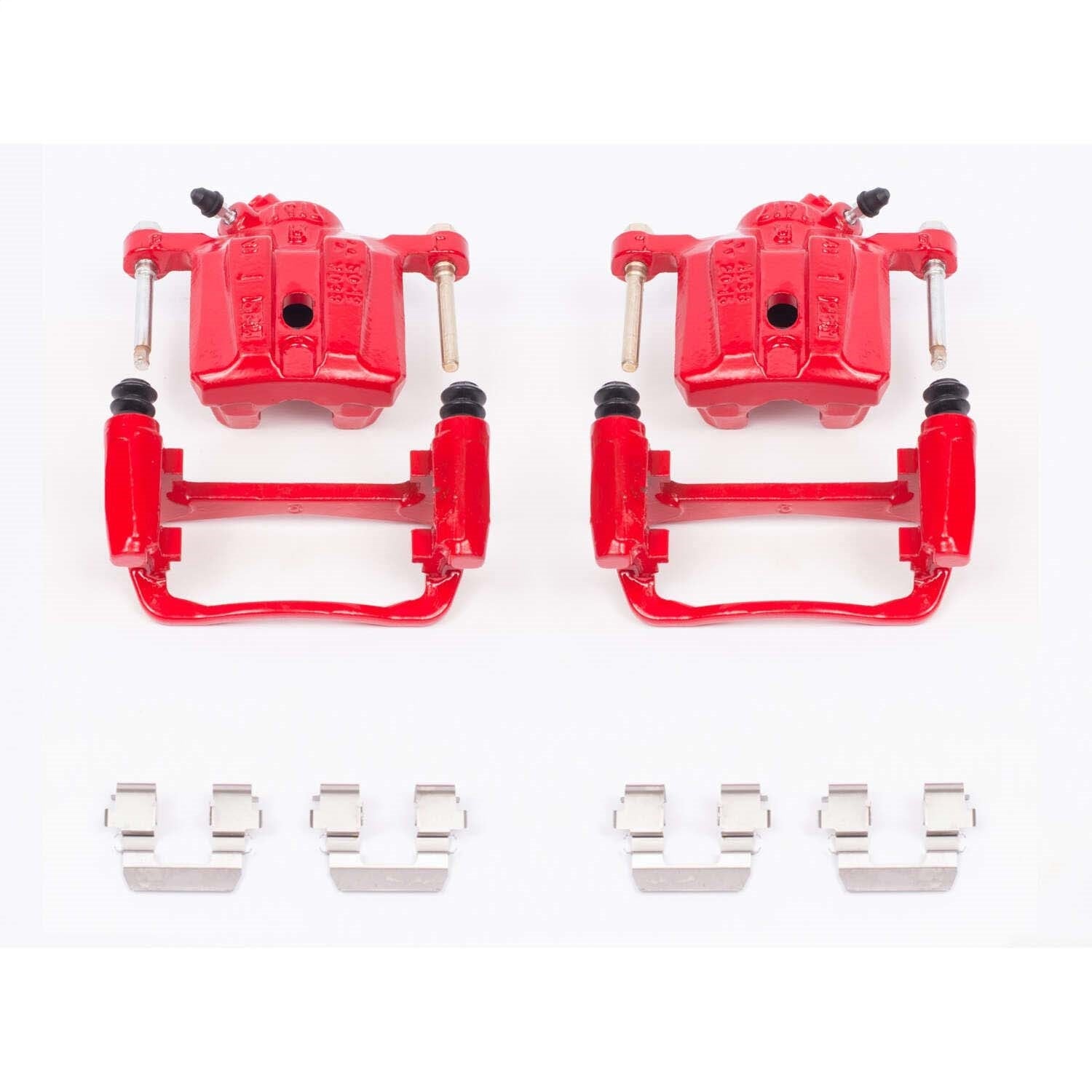 PowerStop Rear Red Calipers | 1991–1994 Dodge Stealth (S1518)