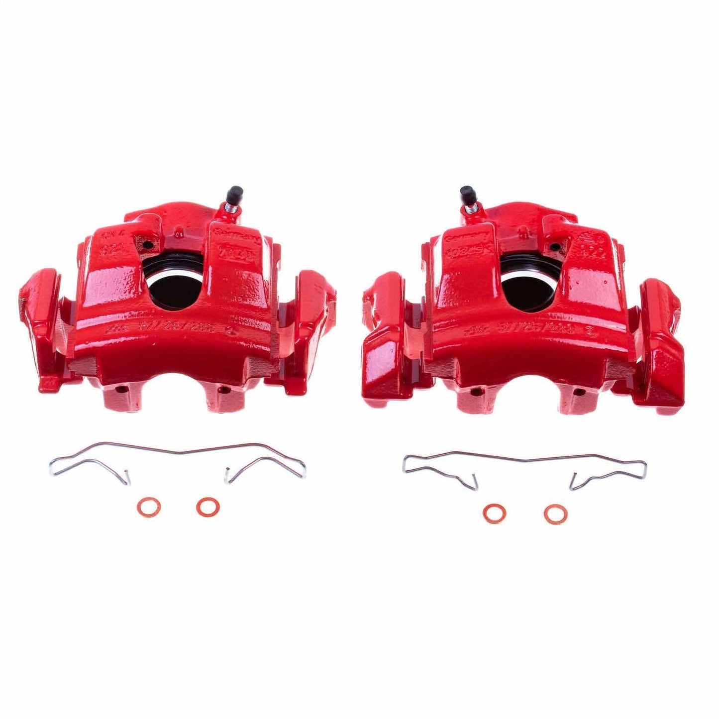 PowerStop Front Red Calipers | 1999–2000 Mercedes-Benz C230 (S1876)