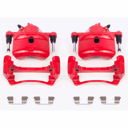 PowerStop Front Red Calipers | 1998–2002 Honda Accord (S2090)
