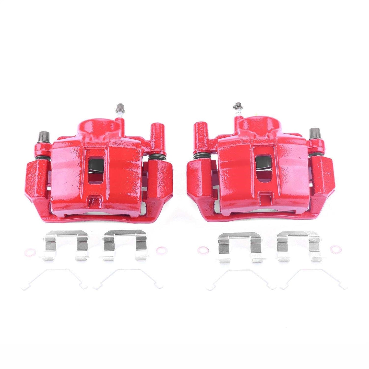PowerStop Front Red Calipers | 1998–2002 Mazda 626 (S2622)