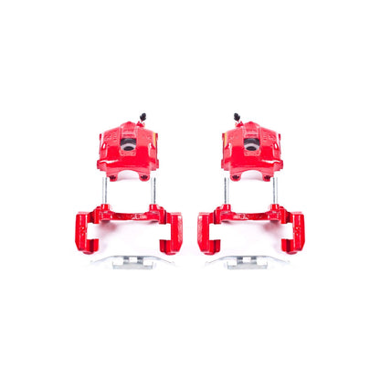 PowerStop Brake Caliper Kit | 2001–2005 BMW 320i Rear Red Calipers (S2640A)