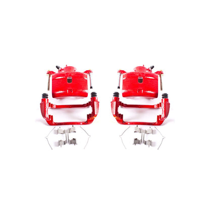 PowerStop Front Red Calipers | 2002–2004 Honda CR-V (S2662)