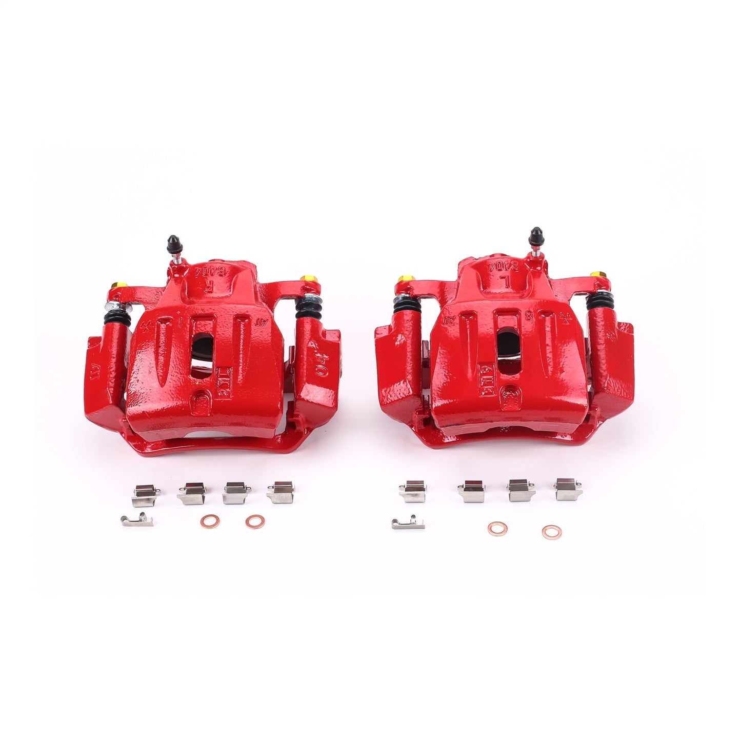 PowerStop Front Red Calipers | 2001–2007 Toyota Highlander (S2664)
