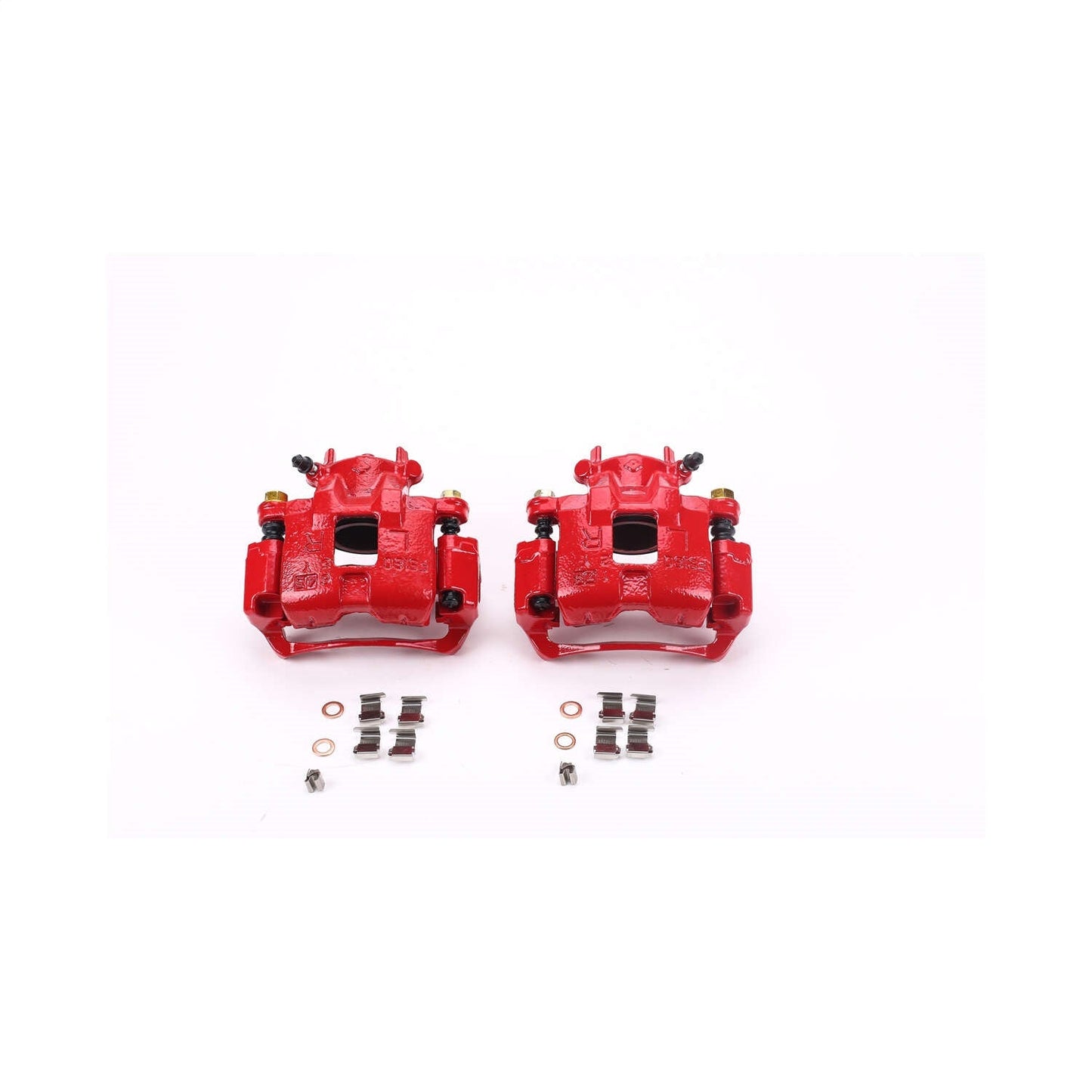 PowerStop Front Red Calipers | 2002–2007 Mitsubishi Lancer (S2680)