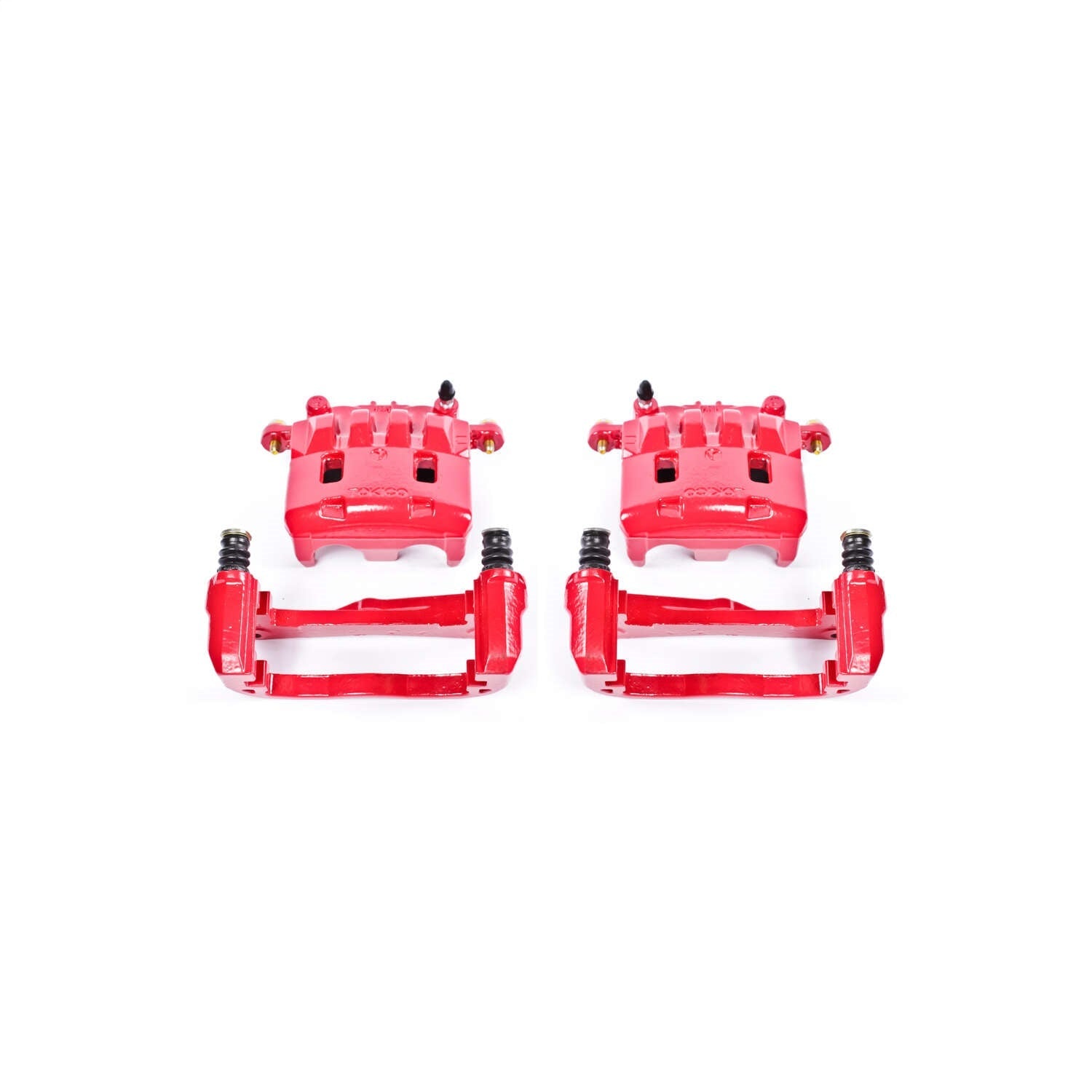 PowerStop Front Red Calipers | 2005–2006 Saab 9-2X (S2682)