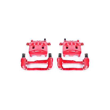 PowerStop Front Red Calipers | 2005–2006 Saab 9-2X (S2682)