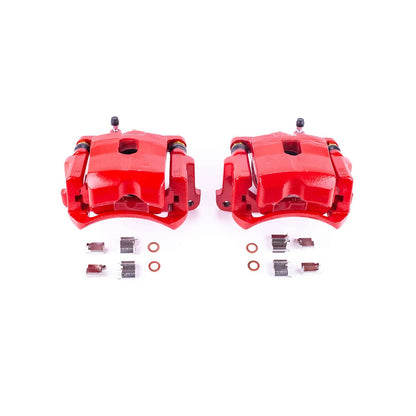 PowerStop Calipers | 2001–2005 Toyota RAV4 Front Red (S2688)