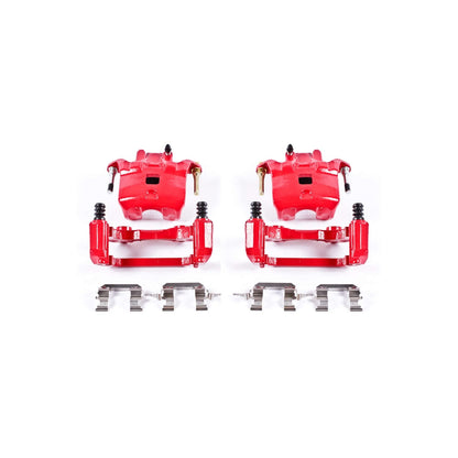 PowerStop Front Red Calipers | 2002–2004 Infiniti I35 (S2690)